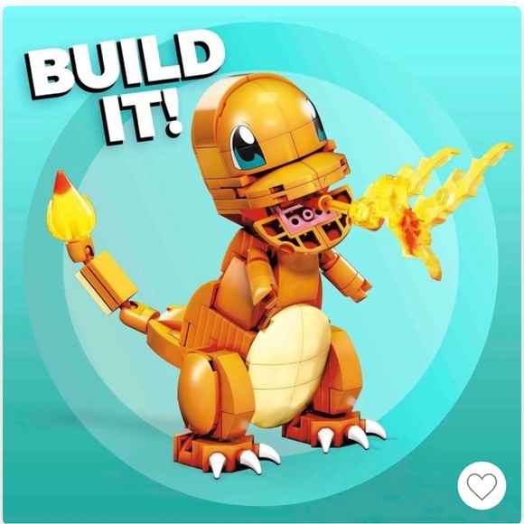 MEGA Pokémon Building Toys Set, Build & Show Charmander - Picture 6 of 8